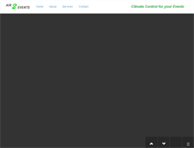 Tablet Screenshot of air2events.com